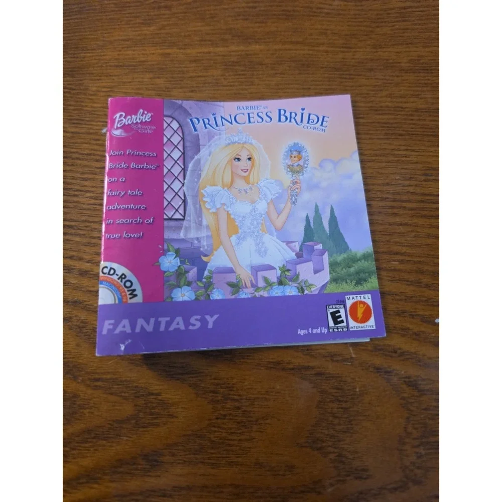 Barbie As Princess Bride PC MAC CD fairy tale magic doll royal fantasy game 2000